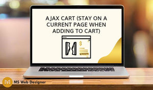 Ajax Cart (Stay on a current page when adding to cart)
