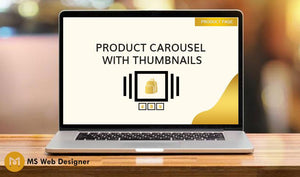Add Product Carousel Slider with Thumbnails