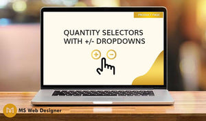 Add Quantity Selector Plus/Minus Buttons Tabs On Product Page