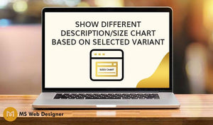 Show Different Description/Size Chart Based on Selected Variant
