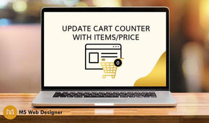 Update Cart Counter with items/price